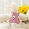 Warm Thickened Autumn & Winter Dog Clothes – Bow Sweater Skirt