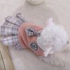 Sweet Bowknot Dog Sweater Dress Winter Warm Pet Clothes for Small Medium Large Dogs and Cats