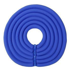 Cat Recovery Collar 8 Colors Pet Neck Cone Adjustable Easy Clean Puppy Kitty Surgery Recovery Collar Anti-bite Cone (Color: Blue, size: XL)