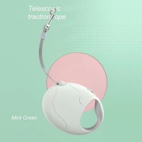 Pet High Premium Outing Traction Automatic Retractable Leash (Color: Light Green, size: M)