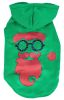 Pet Life LED Cool Santa Shades Hooded Pet Sweater Costume