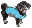 Helios Tidal Guard Reflective Dog Life Jacket Vest – Multi-Point Stitching