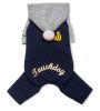 Touchdog Designer Quilted Full Body Dog Hoodie Sweater