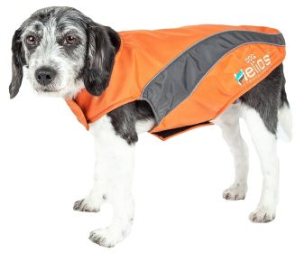 Helios Octane Softshell Neoprene Dog Jacket – Satin Reflective, Blackshark Tech (size: medium)