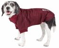 Pet Life Active Fur-Flexed Relax Stretch Wick Proof Performance Dog Polo T-Shirt