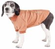 Pet Life Active Fur-Flexed Relax Stretch Wick Proof Performance Dog Polo T-Shirt