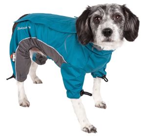 Helios Blizzard Full-Bodied Adjustable Dog Jacket with 3M Reflective Strips (size: medium)