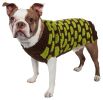 Fashion Weaved Heavy Knit Ribbed Turtleneck Dog Sweater
