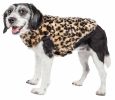 Pet Life Luxe “Poocheetah” Spotted Cheetah Pattern Mink Fur Dog Coat Jacket