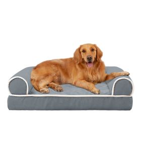 Dog Bed Cushion Carpet Mattress w/ Washable Cover (size: XXL)