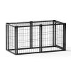 Large Indoor Dog Crate with Top – 47.2" x 22" x 24", Black
