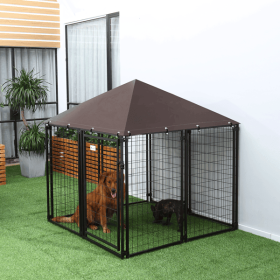 Heavy Duty Welded Wire Outdoor Dog Kennel / Dog Run (default: default title)