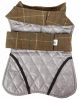 Touchdog Windowpane Plaid Dog Jacket + Reversible Mat (2-in-1 Set)