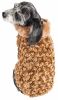 Pet Life Luxe Furpaw Shaggy Designer Dog Coat – Elegant Style
