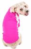 Pet Life Active Barko Pawlo Relax Stretch Wick Proof Performance Dog Polo T-Shirt
