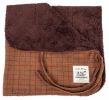 Touchdog Windowpane Plaid Dog Jacket + Reversible Mat (2-in-1 Set)