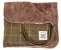 Touchdog Windowpane Plaid Dog Jacket + Reversible Mat (2-in-1 Set)