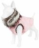 Pet Life Luxe “Pinkachew” Designer Mink Fur Dog Coat Jacket