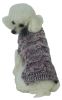 Royal Bark Heavy Cable Knit Designer Dog Sweater