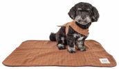 Touchdog Windowpane Plaid Dog Jacket + Reversible Mat (2-in-1 Set)