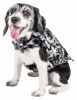 Pet Life Luxe “Paw Dropping” Gray-Scale Tiger Pattern Mink Fur Dog Coat Jacket