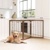 Wooden Pet Fence for Cats Small and Medium Dogs