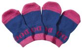 Dog Socks with Rubberized Soles for Traction and Paw Protection