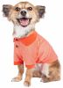 Pet Life Active Fur-Flexed Relax Stretch Wick Proof Performance Dog Polo T-Shirt