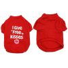 Summer Cotton Tank Top Pet Clothes for Dogs and Cats English Print Dog T-Shirt