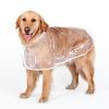 Dog Raincoat with Hood – Waterproof Pet Jacket with Plastic Cover