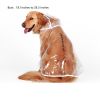 Dog Raincoat with Hood – Waterproof Pet Jacket with Plastic Cover
