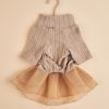 Knitted Fabric Mesh Dog Dress with Short Skirt – Small & Medium Dogs