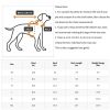 Camouflage Red Pattern Reflective Chest Harness With Traction Buckle Zipper Pet Cotton Clothes