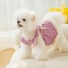 Warm Thickened Autumn & Winter Dog Clothes – Bow Sweater Skirt