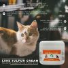 Lime Sulfur Pet Skin Cream - Pet Care and Veterinary Treatment for Itchy and Dry Skin - Safe Solution for Dog;  Cat;  Puppy;  Kitten;  Horse&