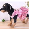 New Year Dog Dress – Festive Floral Pet Dress for Small & Medium Dogs