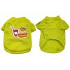 Summer Cotton Tank Top Pet Clothes for Dogs and Cats English Print Dog T-Shirt
