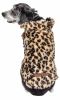 Pet Life Luxe “Poocheetah” Spotted Cheetah Pattern Mink Fur Dog Coat Jacket