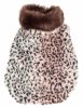 Pet Life Luxe “Furracious” Cheetah Pattern Mink Dog Coat Jacket