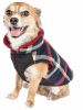 Pet Life Allegiance Plaid Insulated Dog Jacket