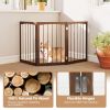 Wooden Pet Fence for Cats Small and Medium Dogs