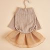 Knitted Fabric Mesh Dog Dress with Short Skirt – Small & Medium Dogs