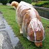 Dog Raincoat with Hood – Waterproof Pet Jacket with Plastic Cover