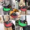Pet Puppy Carrier S/L Outdoor Travel Dog Shoulder Bag Mesh Oxford Single Comfort Sling Handbag Tote Pouch