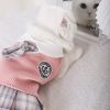 Sweet Bowknot Dog Sweater Dress Winter Warm Pet Clothes for Small Medium Large Dogs and Cats