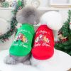Christmas Pet Hoodie with Santa Claus Pattern – Dog