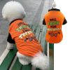 Summer Cotton Tank Top Pet Clothes for Dogs and Cats English Print Dog T-Shirt