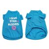 Summer Cotton Tank Top Pet Clothes for Dogs and Cats English Print Dog T-Shirt