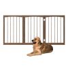 Wooden Pet Fence for Cats Small and Medium Dogs
