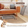 Wooden Pet Fence for Cats Small and Medium Dogs